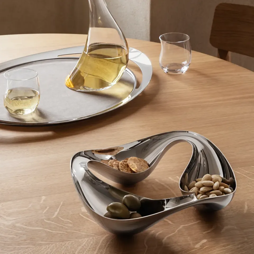 Discount Georg Jensen Cobra serving tray, stainless steel Silver-coloured