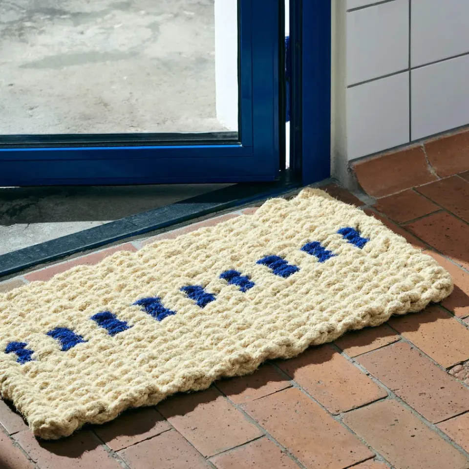 Door Mats^HAY Coco Dot doormat, White-blue Multi