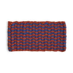 Rugs For Outdoors|Door Mats^HAY Coco Stripe Wave doormat, Brown-navy Multi