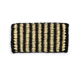 Rugs For Outdoors|Door Mats^HAY Coco Stripe Wide doormat, Black-white Multi