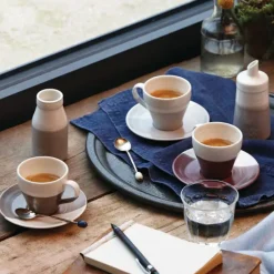Milk Jugs^Royal Doulton Coffee Studio milk and sugar set, white-grey GreyWhite