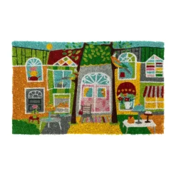 Discount Dixie Coir doormat, Garden party, 45x75 cm Green