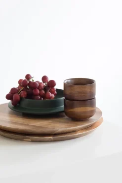 Hot Serax Collage teacup wooden 15 cl, Natural Brown