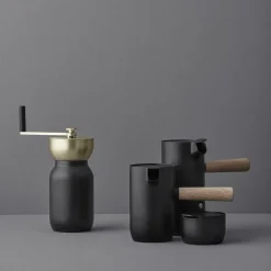 Best Stelton Collar espresso maker, Black