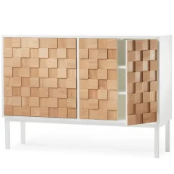 Discount A2 Collect 2016 low cupboard, oiled oak- White