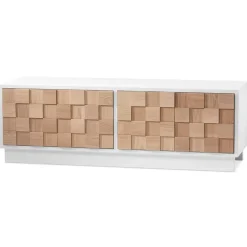 T.V & Media Units|T.V & Media Units^A2 Collect 2016 media bench, oiled oak- White