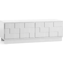 Hot A2 Collect 2010 media bench, plinth White