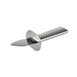 Best Alessi Colombina Fish oyster knife, stainless steel Silver-coloured