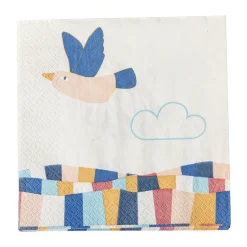 Clearance Bloomingville Colorine paper napkin 20-pack, Natural White