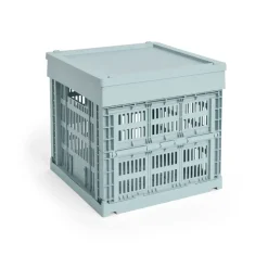 New HAY Colour Crate Cube 29.5x29.5 cm, Dusty Blue