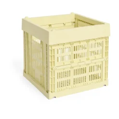 Storage For The Kids Room|Boxes & Jars^HAY Colour Crate Cube 29.5x29.5 cm, Light Yellow
