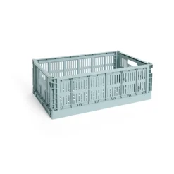 Best HAY Colour Crate L 34.5x53 cm, Dusty Blue