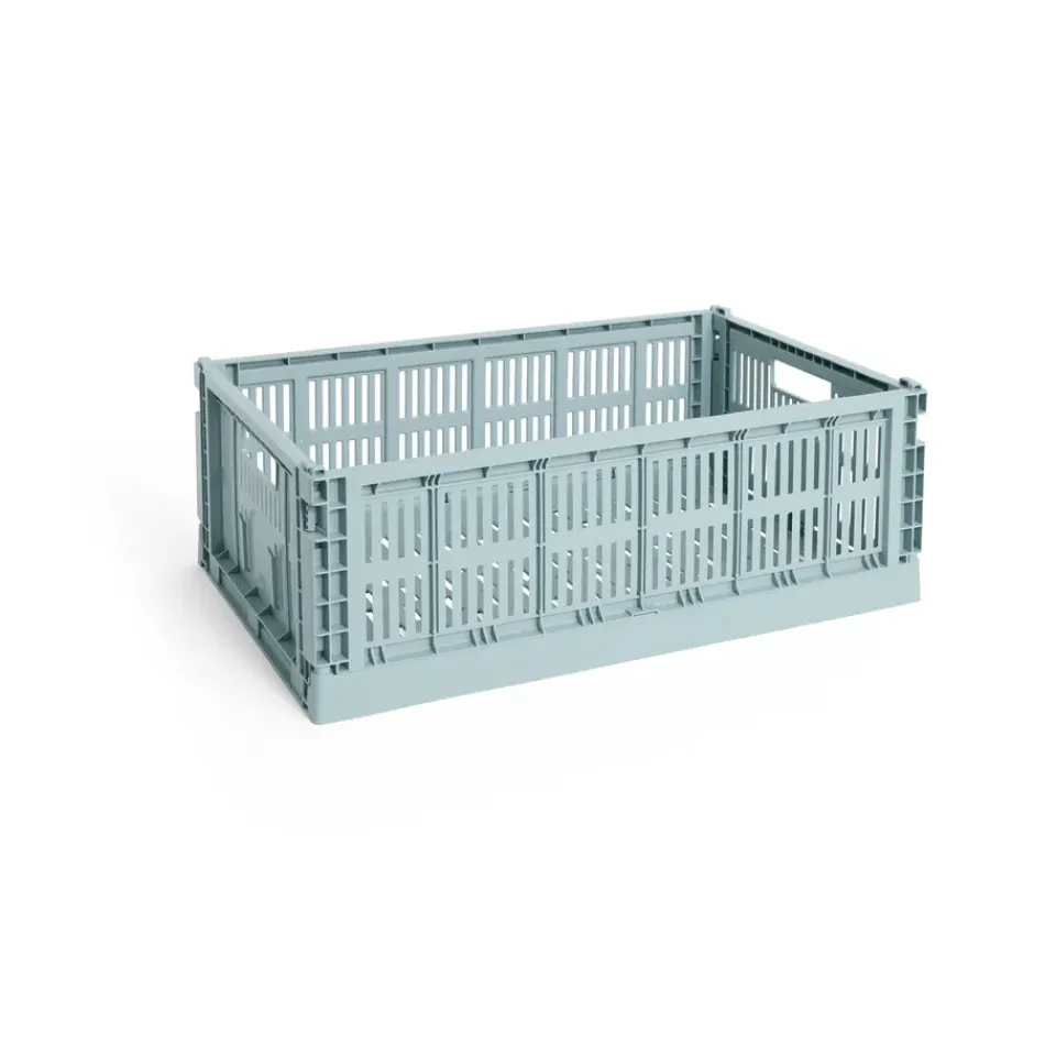 Best HAY Colour Crate L 34.5x53 cm, Dusty Blue