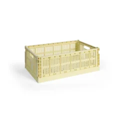 Storage Baskets^HAY Colour Crate L 34.5x53 cm, Light Yellow