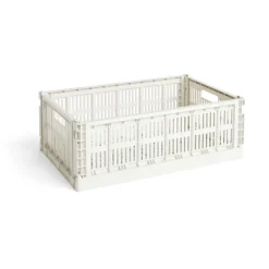 Storage Baskets^HAY Colour Crate L 34.5x53 cm, Off- White