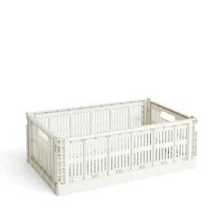 Storage Baskets^HAY Colour Crate L 34.5x53 cm, Off- White