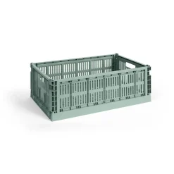 Clearance HAY Colour Crate L 34.5x53 cm, Sage Green