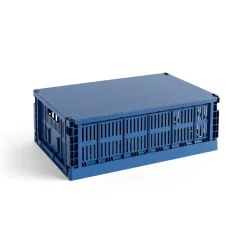 Storage Baskets^HAY Colour Crate lid large, Dark Blue