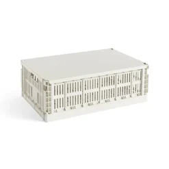 Storage Baskets^HAY Colour Crate lid large, Off- White