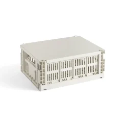 Storage Baskets^HAY Colour Crate lid medium, Off- White
