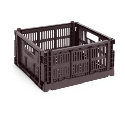 Online HAY Colour Crate M Square 29.5x29.5 cm, Bordeaux Red