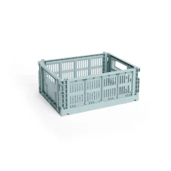 Clearance HAY Colour Crate M 26.5x34.5 cm, Dusty Blue