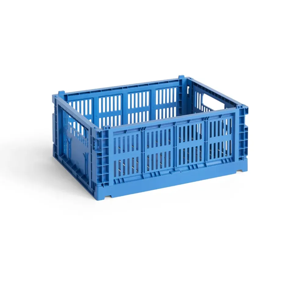 Discount HAY Colour Crate M 26.5x34.5 cm, Electric Blue