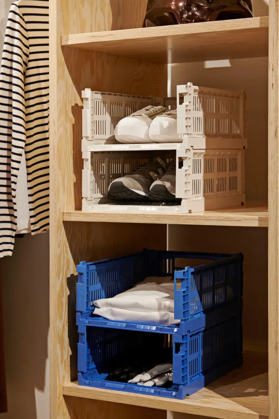 Discount HAY Colour Crate M 26.5x34.5 cm, Electric Blue