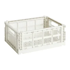 Storage Baskets^HAY Colour Crate M 26.5x34.5 cm, Off- White