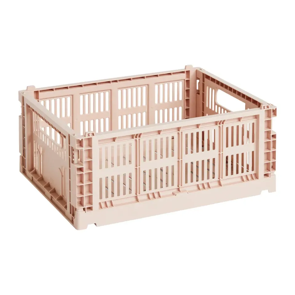 Storage Baskets^HAY Colour Crate M 26.5x34.5 cm, Powder Beige