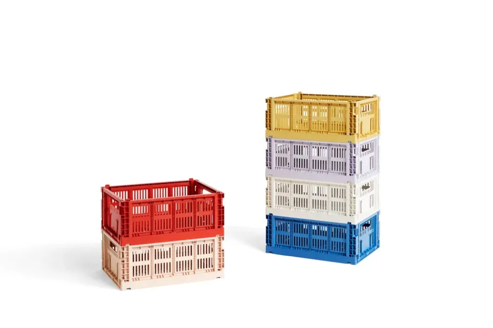 Clearance HAY Colour Crate M 26.5x34.5 cm, Red