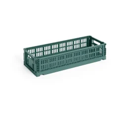 Hot HAY Colour Crate Mini Oblong 13x34.5 cm, Dark Green