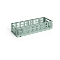 Online HAY Colour Crate Mini Oblong 13x34.5 cm, Sage Green