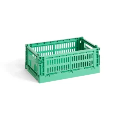 Storage Baskets^HAY Colour Crate S 17x26.5 cm, Dark mint Blue
