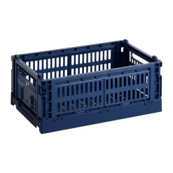 New HAY Colour Crate S 17x26.5 cm, Dark Blue