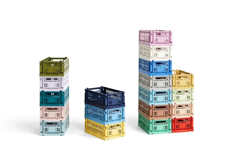 Storage Baskets^HAY Colour Crate S 17x26.5 cm, Dusty Yellow