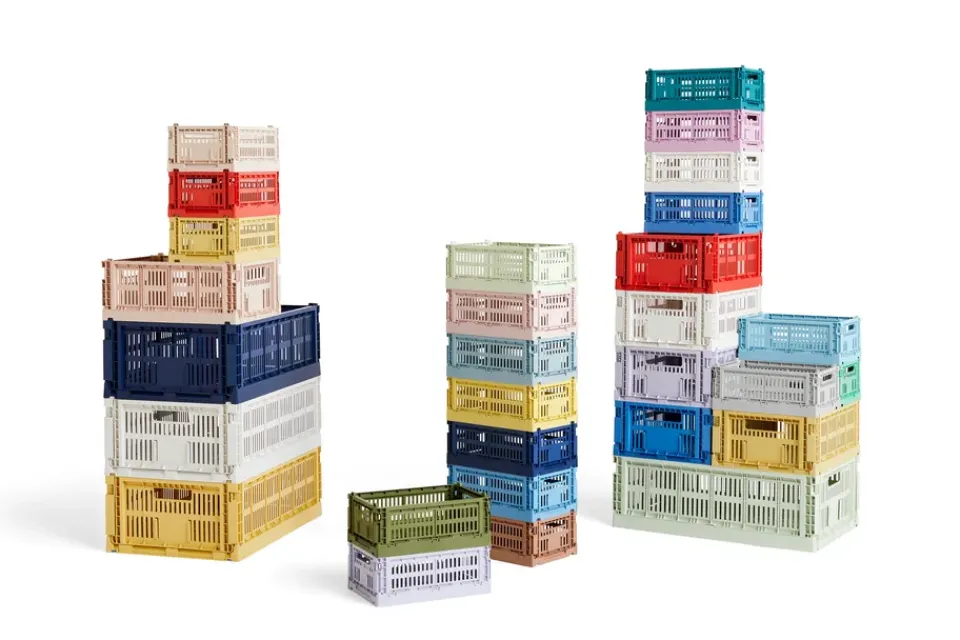 New HAY Colour Crate S 17x26.5 cm, Off- White
