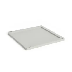 Lids & Accessories^HAY Colour Crate Square/Cube lock plastic medium, Grey