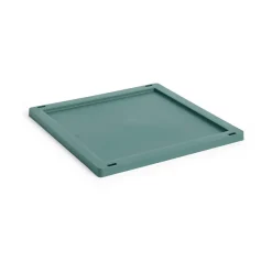 Lids & Accessories^HAY Colour Crate Square/Cube lock plastic medium, Dark Green