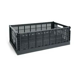 Hot HAY Colour Crate XL 42x68 cm, Charcoal Black