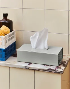 Boxes & Jars^HAY Colour Storage tissue box 24,5x13 cm, Grey