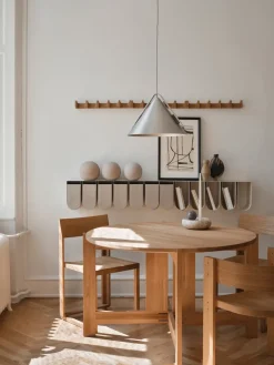Best Kristina Dam Studio Column coat rack 49 cm, Warm oiled oak Beige