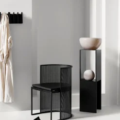 Clothes Racks, Coat Stands & Hangers|Clothes Racks, Coat Stands & Hangers^Kristina Dam Studio Column hanger, Oak lacquered Black