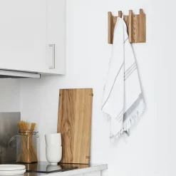 Clothes Racks, Coat Stands & Hangers|Clothes Racks, Coat Stands & Hangers^Kristina Dam Studio Column hanger, Oak lacquered Black