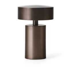 Window Lights|Portable Lighting^Audo Copenhagen Column portable table lamp IP44, Bronze Brown