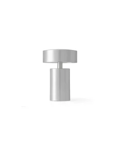 Portable Lighting^Audo Copenhagen Column table lamp portable, Aluminium Silver-coloured
