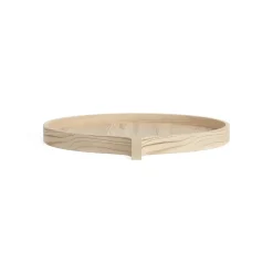 Trays^Swedese Comma tray Ø40 cm, Ash lackered Beige