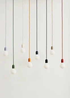 Clearance HAY Common Pendant Cord set Ø12 cm, Rusty Red