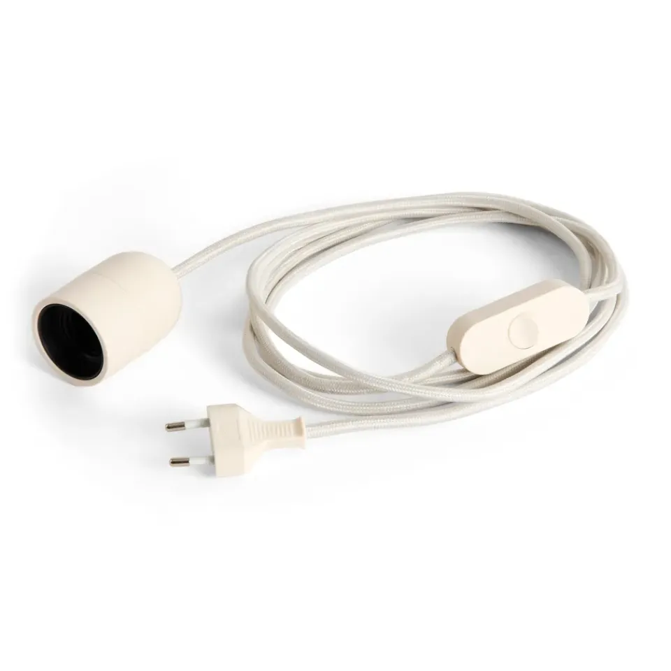 New HAY Common Table lamp cord 2,4 m, Clay White