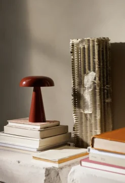 Desk Lamps|Bedside Lamps^&Tradition Como portable table lamp SC53, brown Red